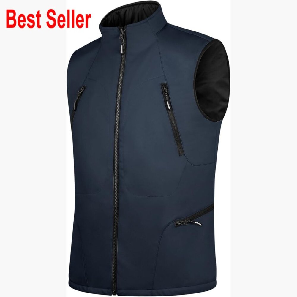 Men's Lightweight Windproof Reversible Sleeveless… - image 1